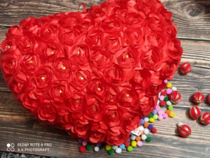 Valentine special heart shape cushion