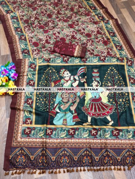 Handloom silk saree